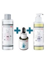 Yaşlanma Karşıtı Hyaluronic Serum 30 ml  +  Kir ve Makyaj Kalıntılarını Temizleyici Tonik 250 ml  +  Yüz Temizleme Jeli Yağlı ve Karma Ciltler İçin 250 ml