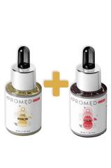 Gözenek Küçültücü & Akne, Siyah Nokta Giderici Serum 30 ml + Cilt Yenileyici Akne Karşıtı Kırmızı Peeling Serum 30 ml