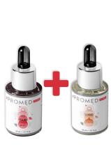 Cilt Yenileyici Akne Karşıtı Kırmızı Peeling Serum 30 ml + C Vitamini ve Leke Önleyici Serum 30 ml